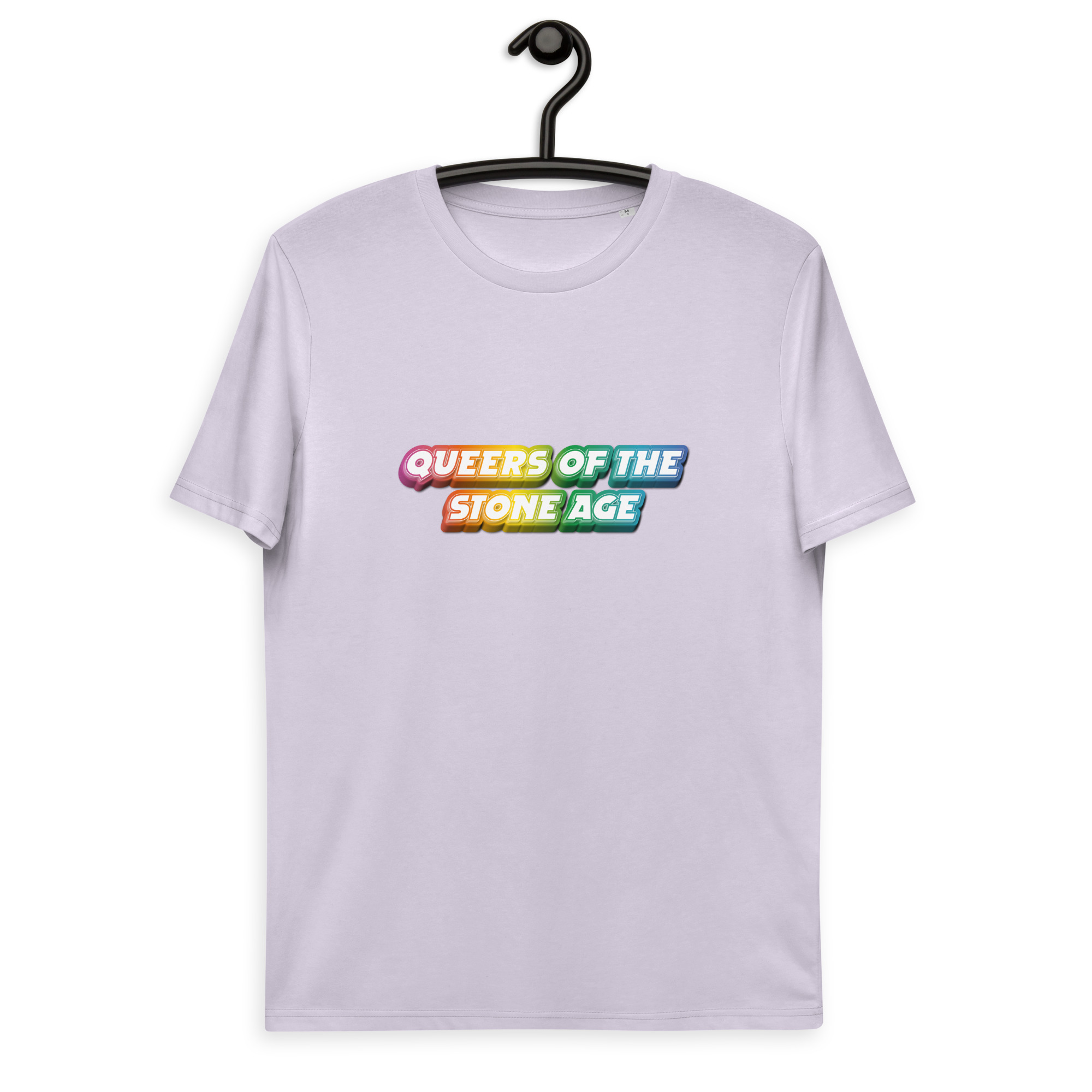 unisex-organic-cotton-t-shirt-lavender-front-64e9ed1b34ad5.jpg Debbie & Freddie - Queers of the stone age - fake coverband t-shirt
